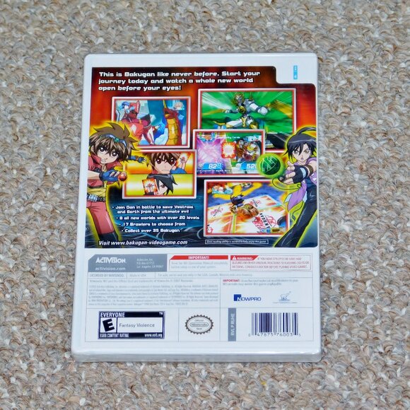 Bakugan Battle Brawlers Nintendo Wii Brand New Factory Sealed - Picture 2 of 4